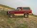 1996 Ford Bronco - optical illusion (actually a steep hill)