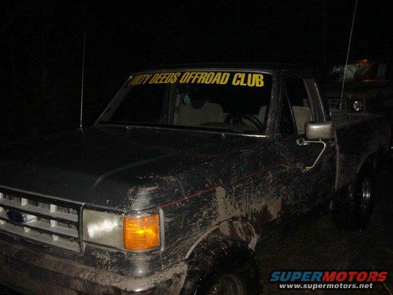 Hoss's F-150 after pulling out the blazer.