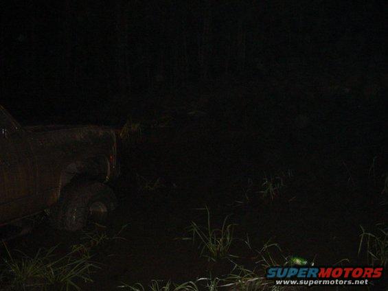 This hole is in the middle of a dirt road! I fell in trying to pick up that mountain dew bottle but luckily i was the only one with a camera so no pics!!..
