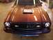 1978 Ford Mustang II - Front view of a 1978 Ford Mustang II, a hood scoop and custom paint job.