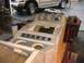 1995 Ford Bronco - With the gauge "pod" glued in place you can kinda see what it will look like