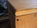 1995 Ford Bronco - round ove rthe bottom edge of the edge with the hinges on it, so that the vyanl does not cause a bind