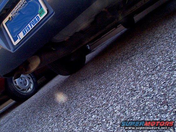 1999 Ford Taurus rear bumper and license plate