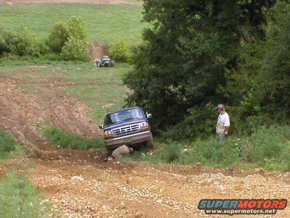 Getting Kenny hooked to Wojo's warn winch