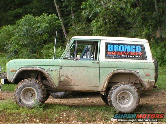 Nice shot of one of the Bronco Driver Mag's EB rigs