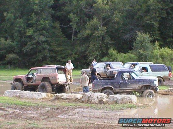 So the heep has to step in to lend a fellow wheeler a hand