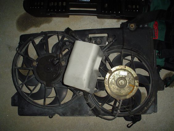 the radiator fans.. 