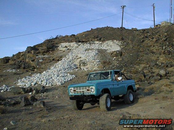 At the Fallon "Big F" on Rattlesnake Hill