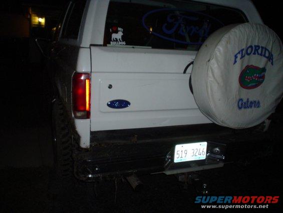 1993 Ford Bronco rear view with Florida Gators spare tire cover and license plate 519 3246