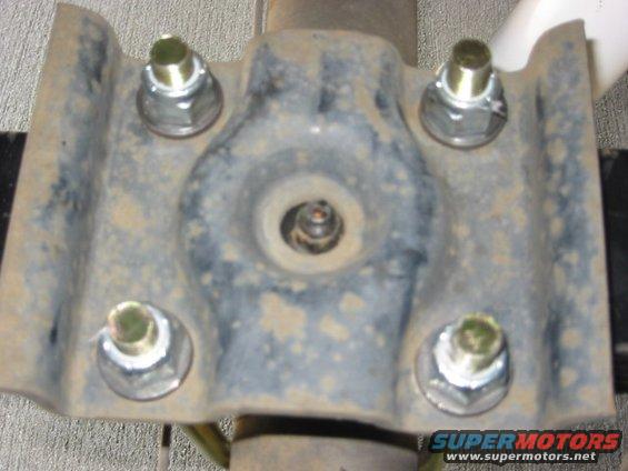 Top of right rear spring attach points