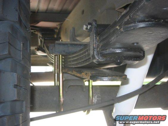Right rear spring looking back
