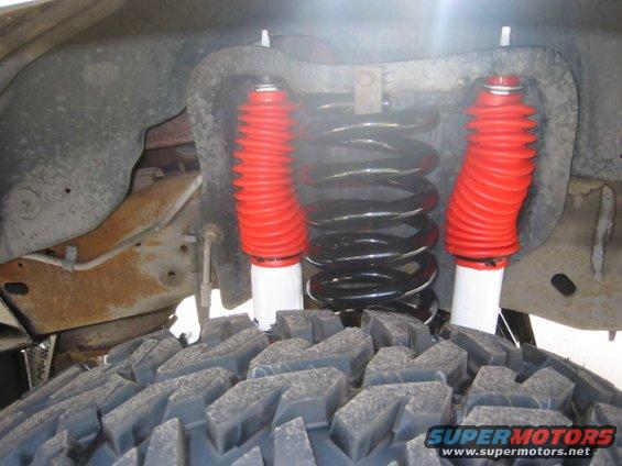 Right front shcocks and coil