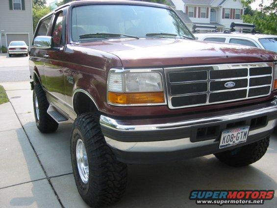 Here you get a good idea of how far out the 35x12.5 on 15x10 rims stick out

I think the backspacing is 3.5"