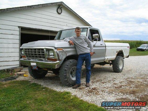 1979 Ford F-150, silver and white, 3/4 front view