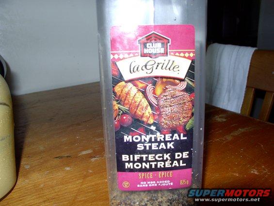 img_0054.jpg #2 Montreal Steak spice.  I use so much of this stuff I buy it in these huge containers for $7 each. Shake it in liberally and stir it into the meat mix. It combines with the cattleboys to really keep the patties together.