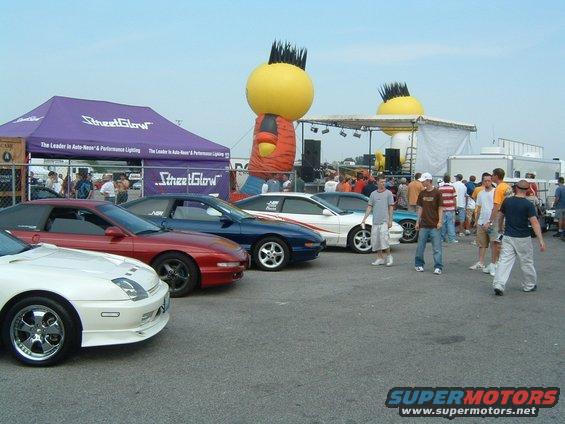 My car and some MOPOC guys at NOPI Race Wars 2003