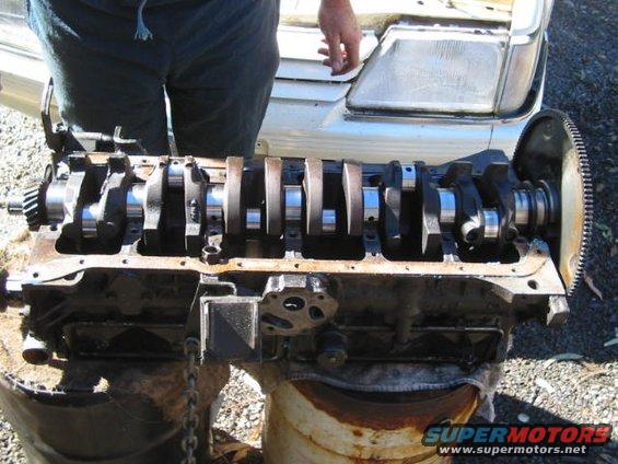 crank is droped in.