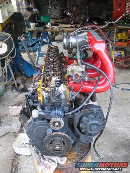Front shot of motor.