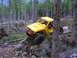 1990 Ford Bronco - This off-road vehicle navigates a rocky trail in a dense forest environment.