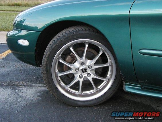 Note the lovely drop with the Eibach springs and custom Koni struts.