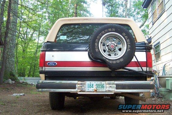 Back w/flat spare