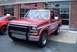 1981 Ford Bronco - This red Ford Bronco is marked as a fire company vehicle and has the number 1850 on its front bumper.