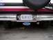 1994 Ford Bronco - Rear view of a 1994 Ford Bronco showing its chrome bumper, dual exhaust, and Virginia license plate.