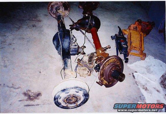 Ford 9" and Dana 44 out of a 1978 Ford F-150.