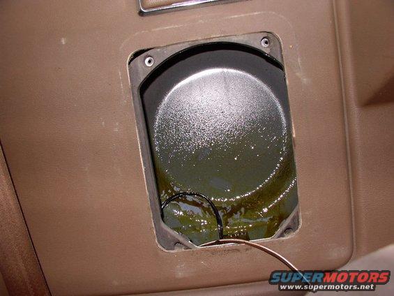 See no holes, extra drilling or hatcheting of the interior panels is required !  Someday, the next owner, or me, can put the stock speaker grills back on and no one will ever know there were 10" subs back here.