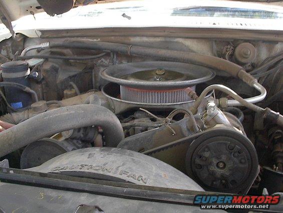 Here is one angle of the ghetto fabbed intake.
