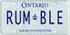 1968 Ford Mustang - vanity plates