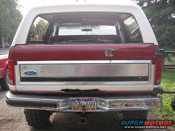 Ford bronco tailgate window motor replacement #7