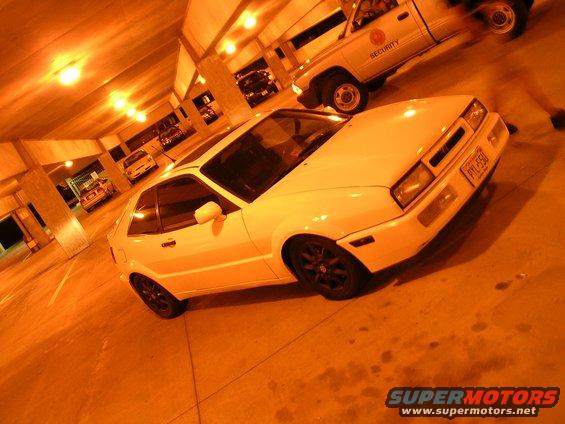 White 1990 Volkswagen Corrado 3q-front view with black rims