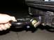 2000 Chevrolet Tahoe - Connecting a tow shackle to a trailer hitch receiver.