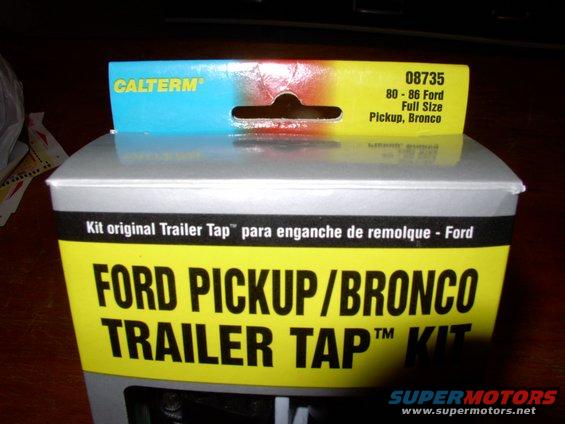 It's a California manufactured unit from CALTERM part# 08735 for Ford fullsize pickup or bronco