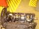 1973 Mercury Cougar - Engine block with crankshaft and connecting rods exposed, showing internal mechanical components.