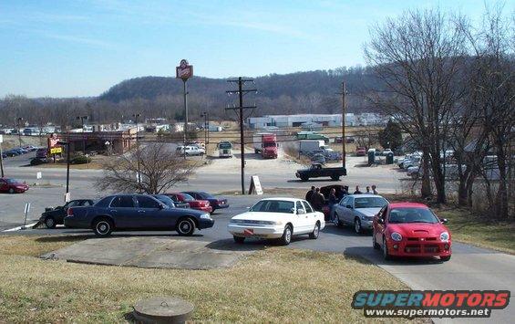 meeting-up1.jpg Note the Silver Marauder and red Kenny Brown Panther. 