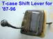 SOLD T-Case shift lever for 87-89

'90-96 use a lever with a round base, and a knob that says "...