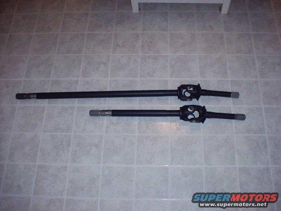 Axle Shafts Painted