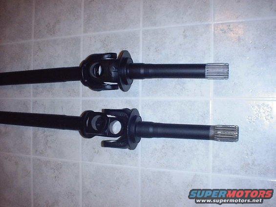 Axle Shafts Painted