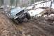 1978 Ford Bronco - This 1978 Ford Bronco is tackling a challenging muddy off-road course.