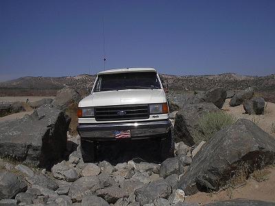 me-8.jpg Me heading through, Just to the right is the rock I "sorta" tapped . Giving the Beast a little scar.