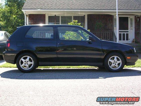 1996 Volkswagen GTI parked on street, side view