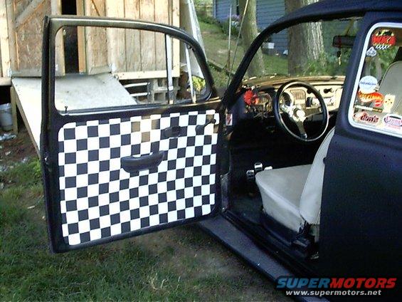 Interior shot. Seats are still filthy....but hey, its a barn find