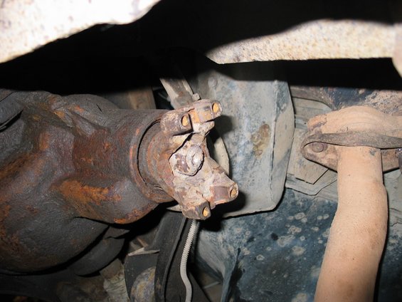Front drive shaft yoke