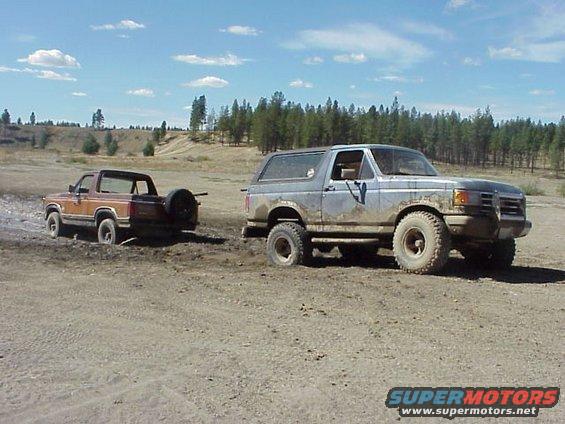 Pepe hooked up to my bumper and tryed to get me out