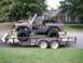 1995 Ford Bronco - This 1978 Ford Bronco is on a trailer, viewed from the front-left.