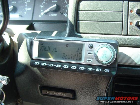 XM satellite receiver