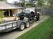 1995 Ford Bronco - This 1995 Ford Bronco is loaded onto a trailer for transport, a modified suspension.