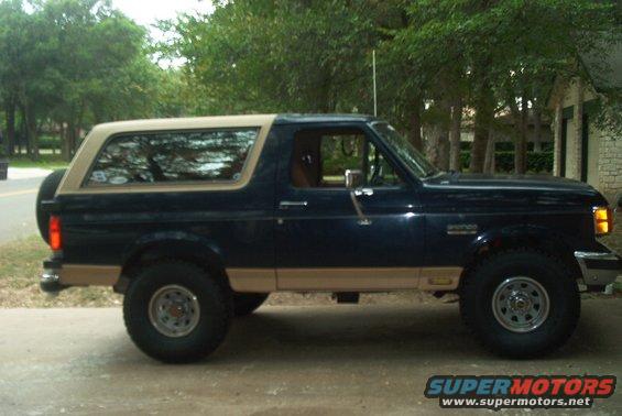Full picture of the truck with the new rubber (a little dark but if ya squint you can see it!)